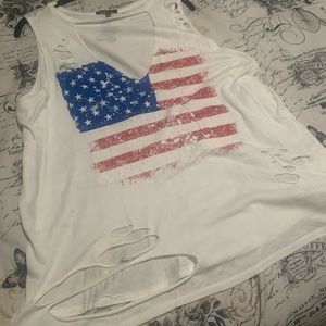 Charlotte Russe Flag Tank